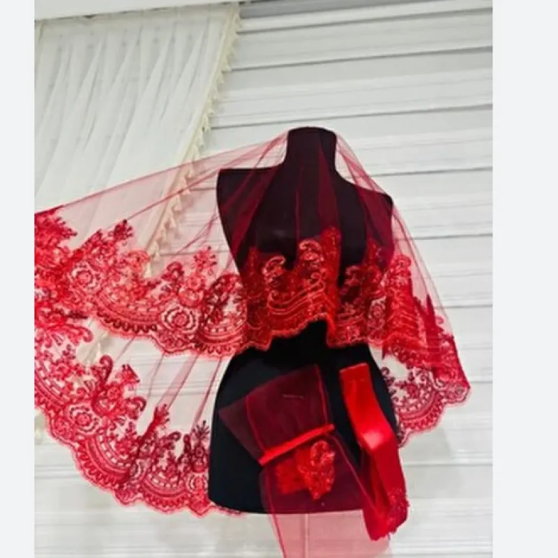 Simelya Taşlı Gelin Duvağı 